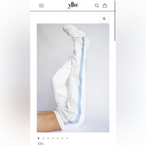 Yllw the label tear away sweatpants